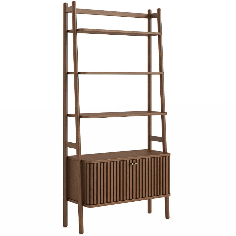 Ocean Bookcase with 2 doors and 4 shelving spaces