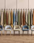 Paula - Mustard Velvet Dining Chair