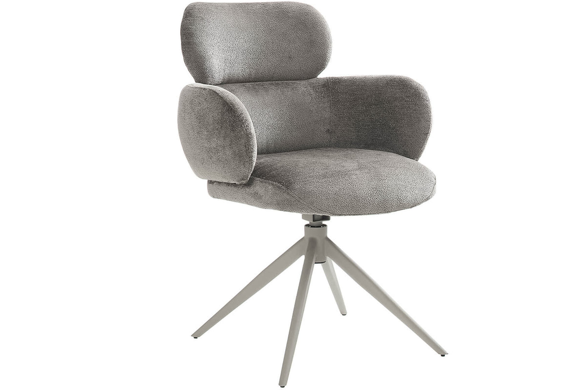 Peru Mocha coloured fabric Dining Chair