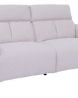 Potter white Fabric 2.5 seat Powered Recliner