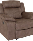 Richmond Brown Fabric Manual Recliner