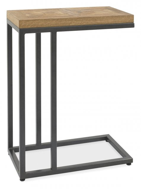 Riverdale Sofa Table with black metal base