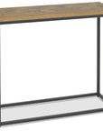 Riverdale Console Table Small with black base
