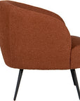 Danube - Orange Boucle Armchair