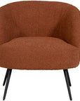 Danube - Orange Boucle Armchair