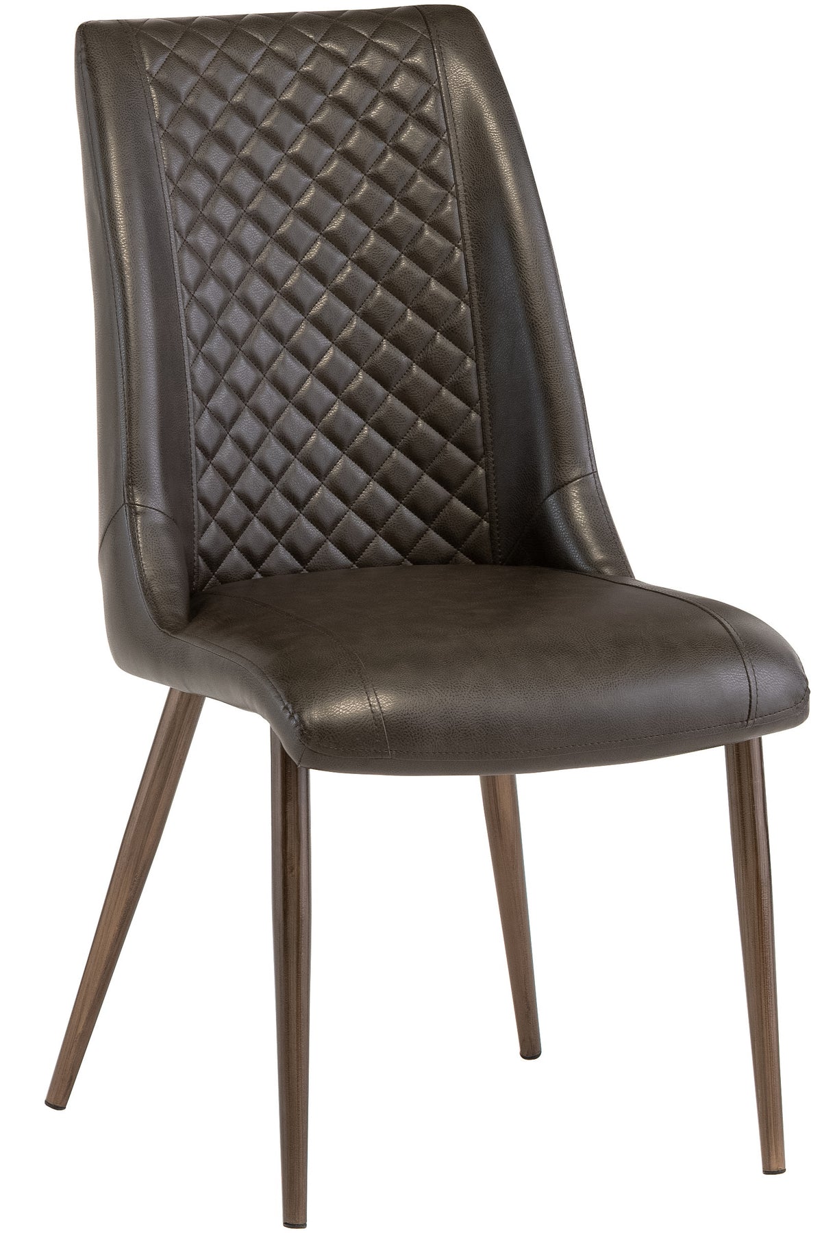 Salthill Brown Faux Leather Dining Chair