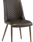 Salthill Brown Faux Leather Dining Chair