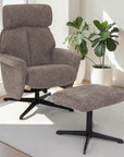 Seine - Stone Swivel Recliner