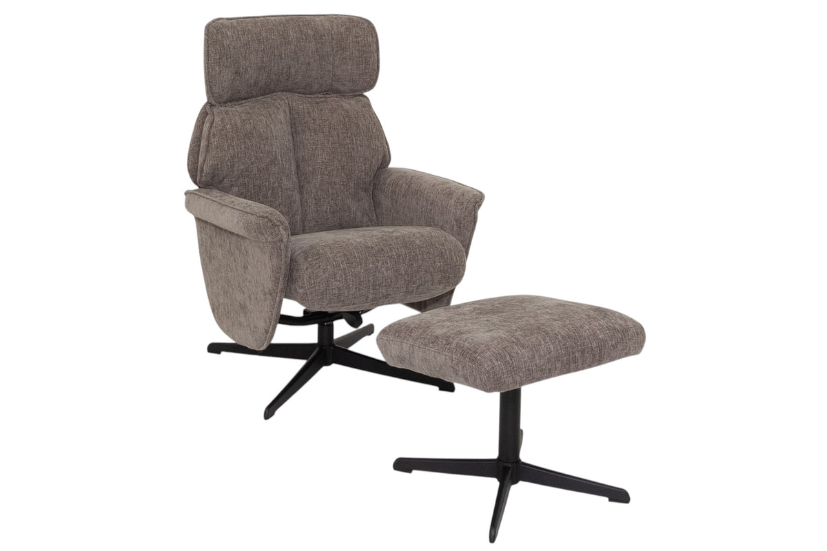 Seine Stone Swivel Recliner
