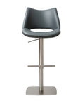 Sherlock Steel and Grey gas cylinder Barstool