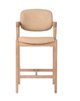 Simpson - Camel Faux Leather Barstool