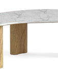 Tina Marble tear drop shaped Coffee Table