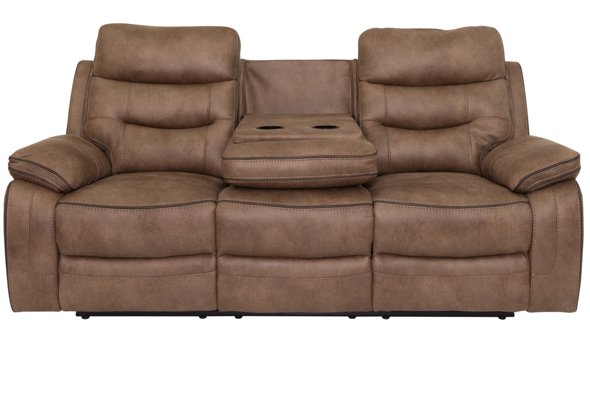 Victoria 3 Seater Manual Recliner with pull down seat and cupholders