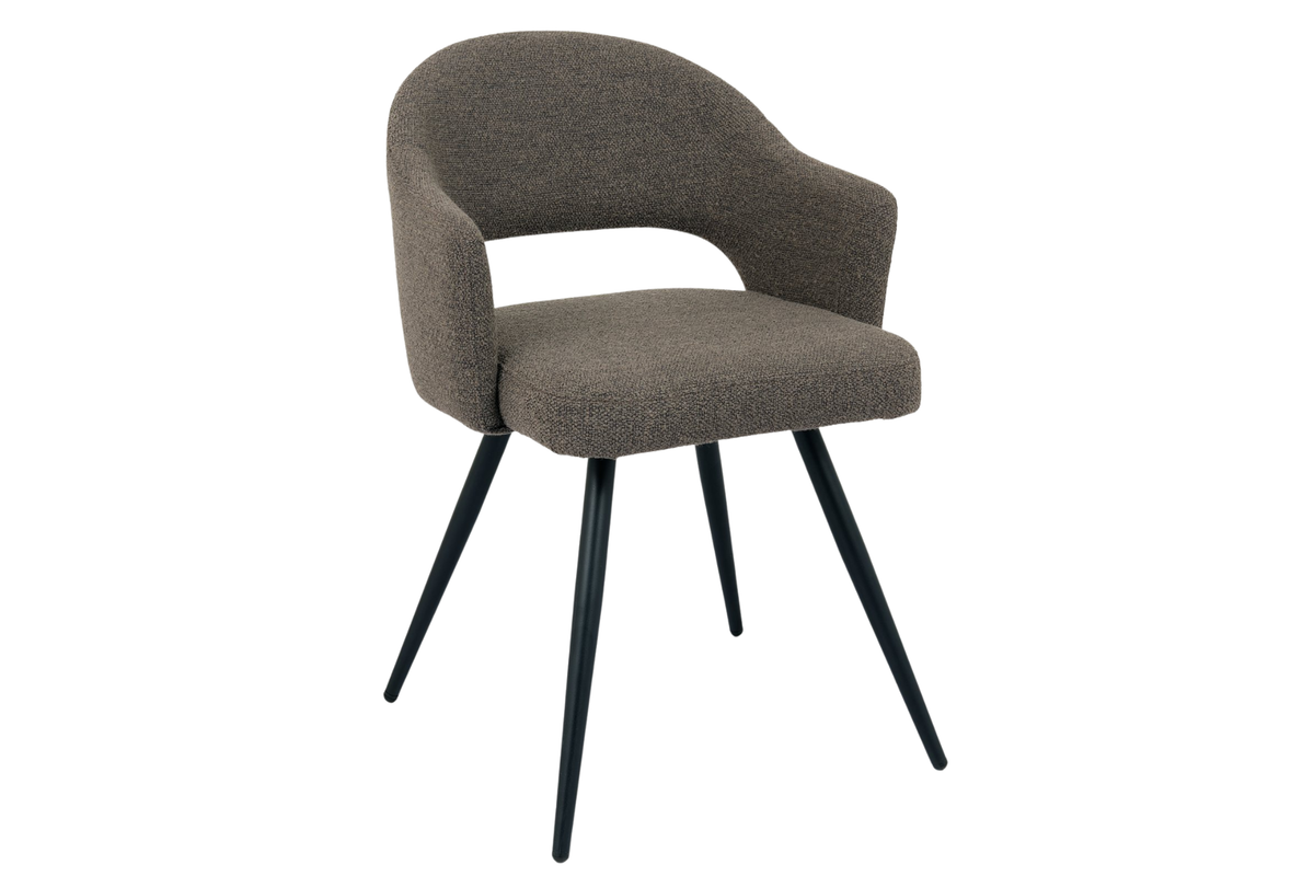 Walden Brown Boucle Dining Chair