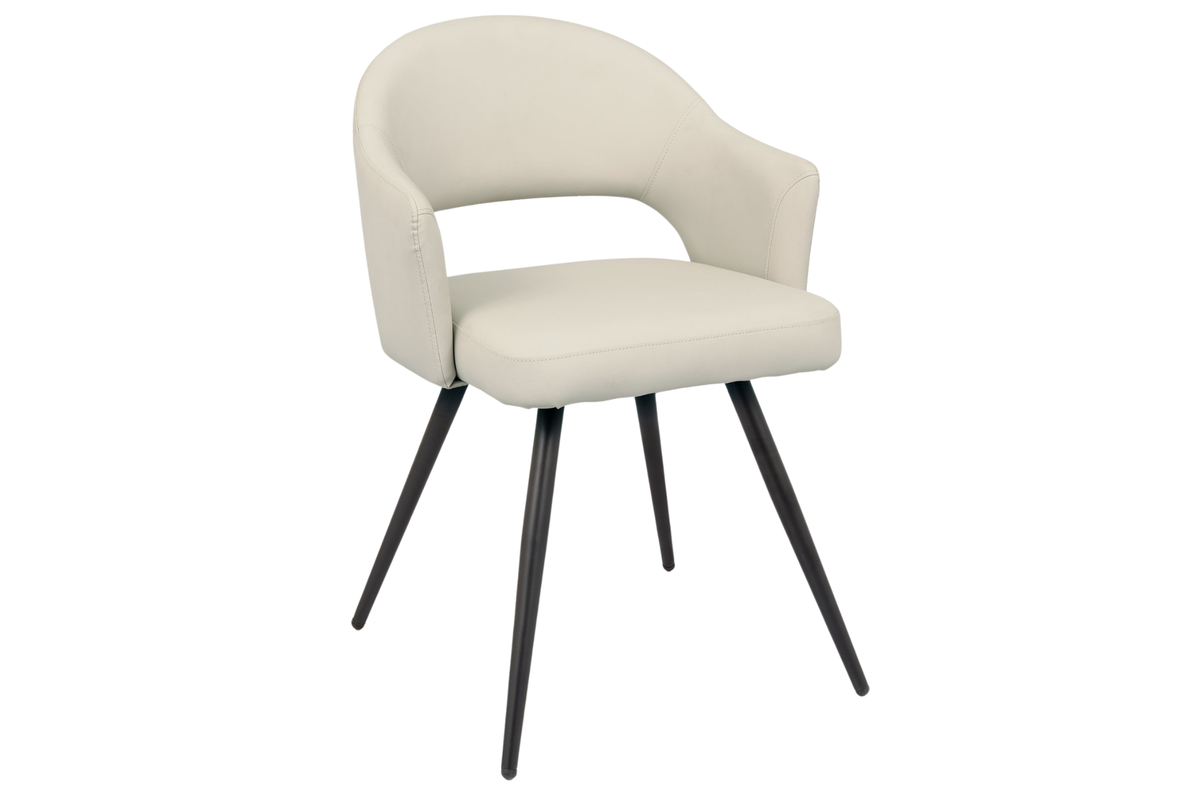Walden Ivory Faux Leather Dining Chair