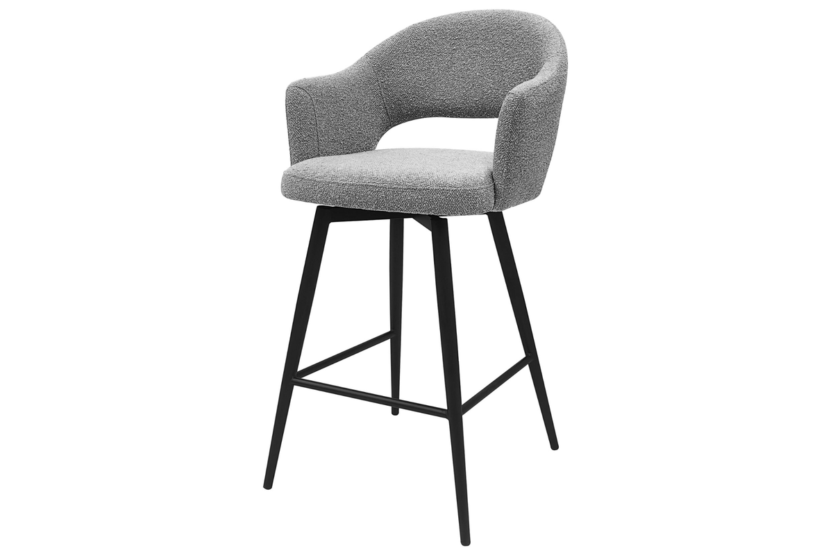 Walden Grey Swivel Barstool
