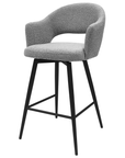 Walden Grey Swivel Barstool