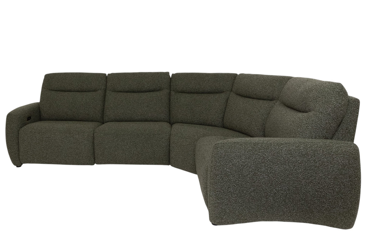 Hunter Fabric Reclining Corner Suite