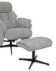 Loire - Light Grey Swivel Recliner
