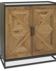 Riverdale Drinks Cabinet with glass top