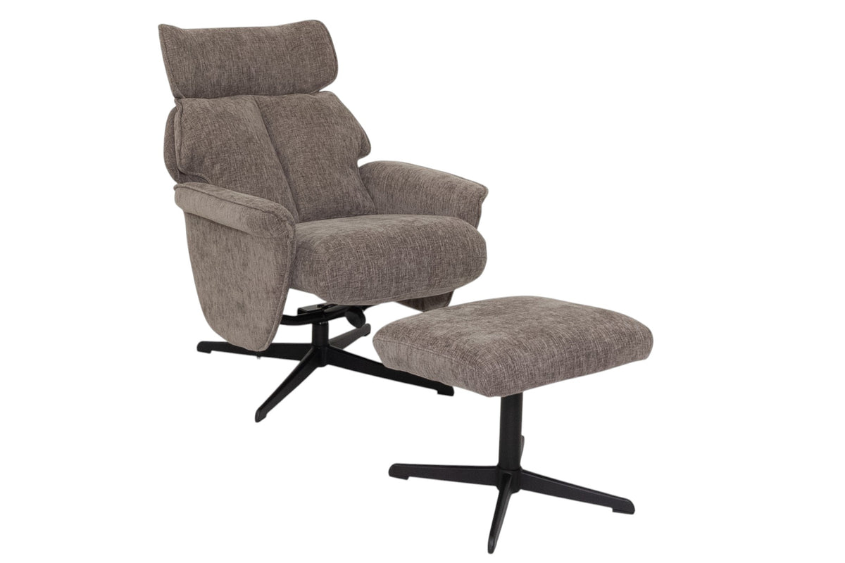 Seine - Stone Swivel Recliner