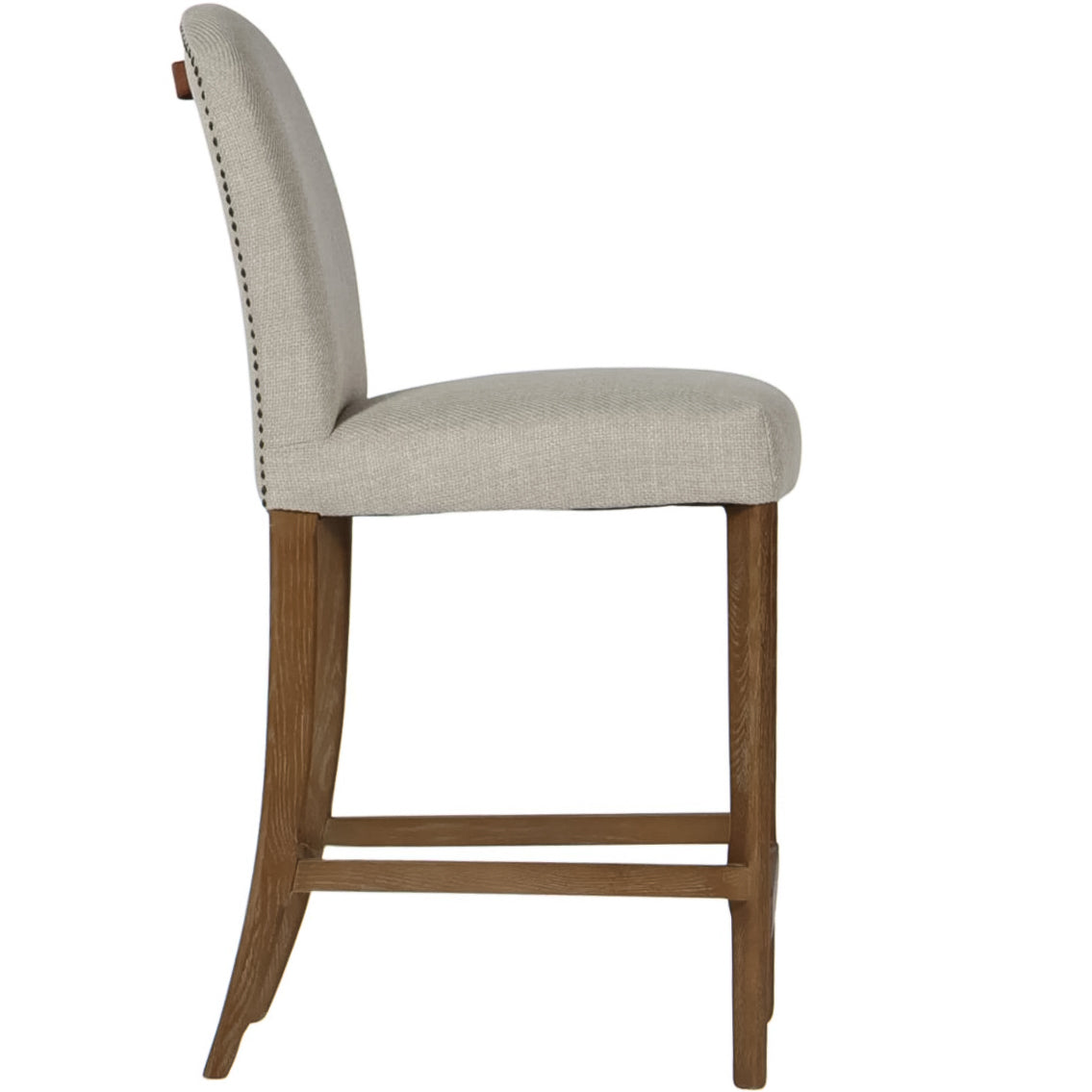 Cooper - Beige Fabric Barstool