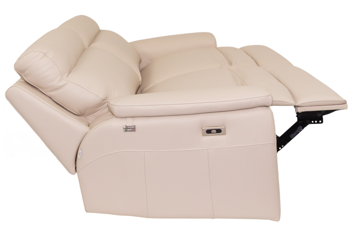 Vesuvius - Leather 3 Seater Recliner
