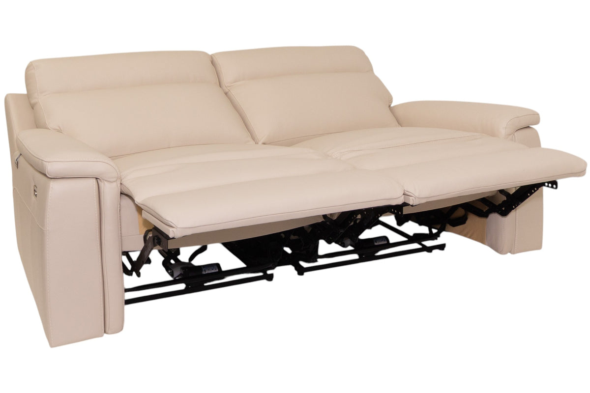 Vesuvius - Leather 3 Seater Recliner