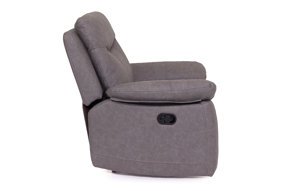 Angelo - Grey Manual Recliner