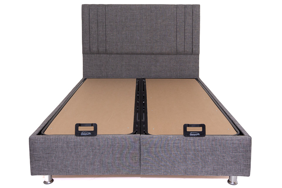 Benito - Grey 4ft Small Double Bedframe