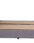 Benito - Grey 4ft Small Double Bedframe
