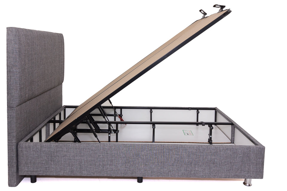 Benito - Grey 4ft Small Double Bedframe