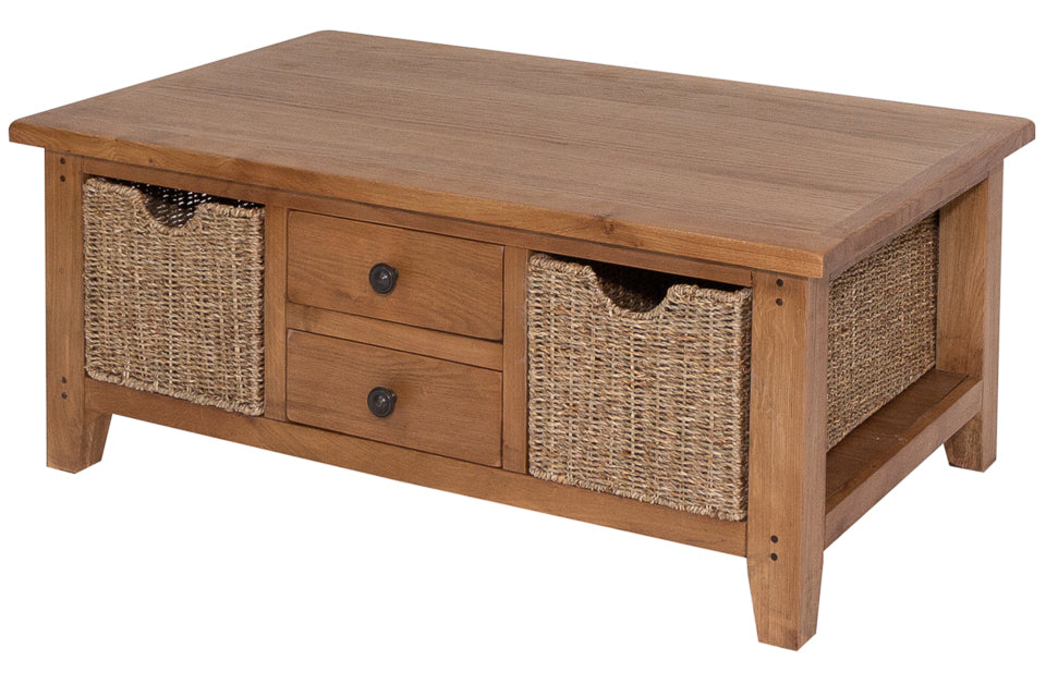 Bray - Coffee Table With Baskets
