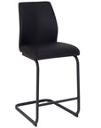 Cabra - Black Faux Leather Barstool