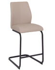 Cabra - Taupe Faux Leather Barstool