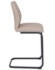 Cabra - Taupe Faux Leather Barstool