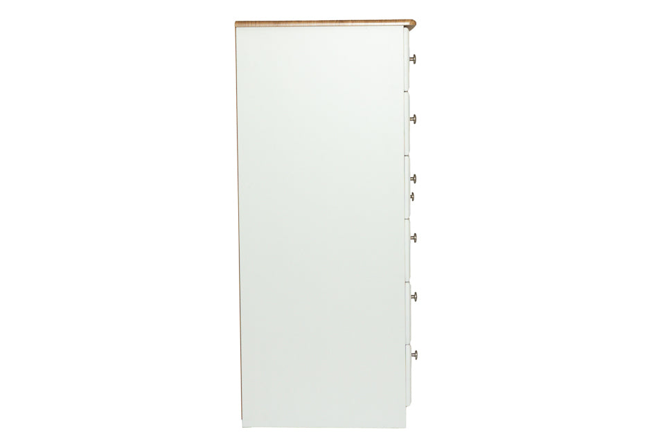 Eden - 1 Door Wardrobe With 6 Drawers