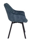Edel - Teal Velvet Dining Chair