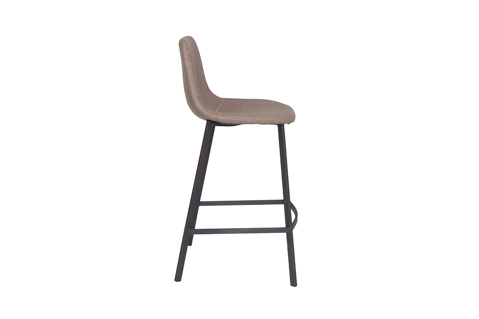 Faro - Beige Faux Leather Barstool