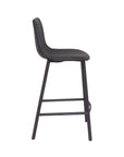 Faro - Black Faux Leather Barstool