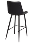 Finley - Black Faux Leather Barstool