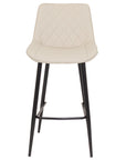 Finley - Taupe Faux Leather Barstool