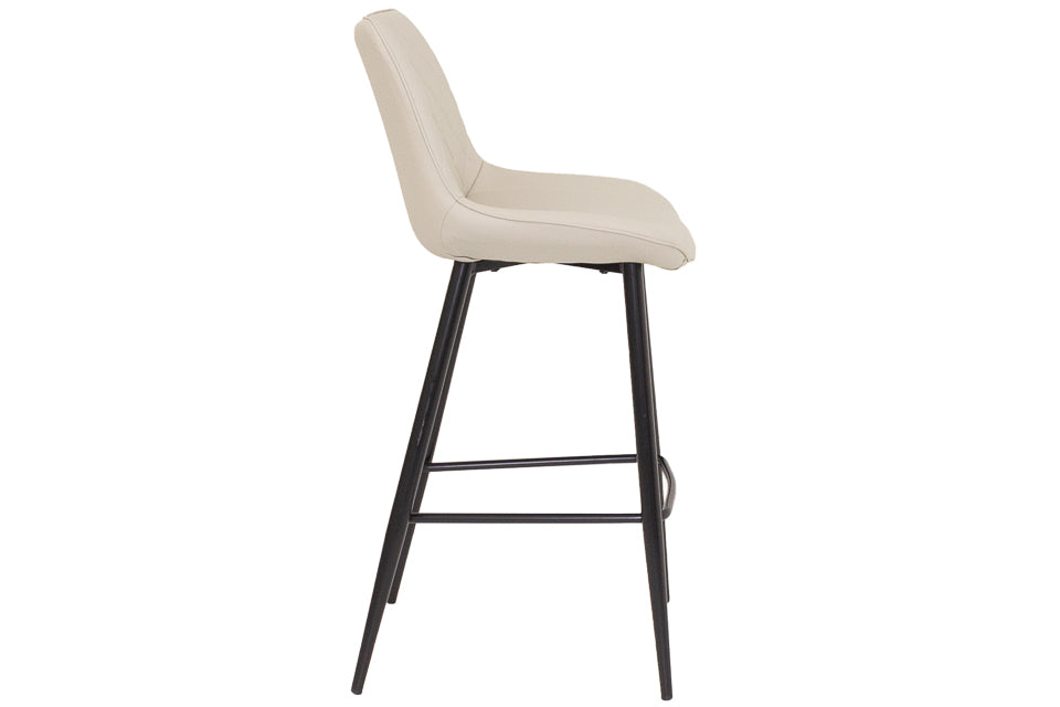 Finley - Taupe Faux Leather Barstool