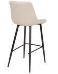 Finley - Taupe Faux Leather Barstool