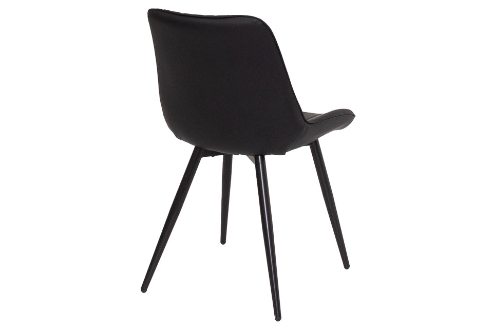 Finley - Black Faux Leather Dining Chair
