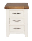 Milena - 3 Drawer Bedside Locker