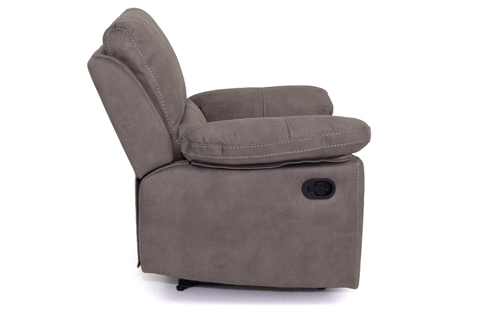 Milan - Grey Manual Recliner