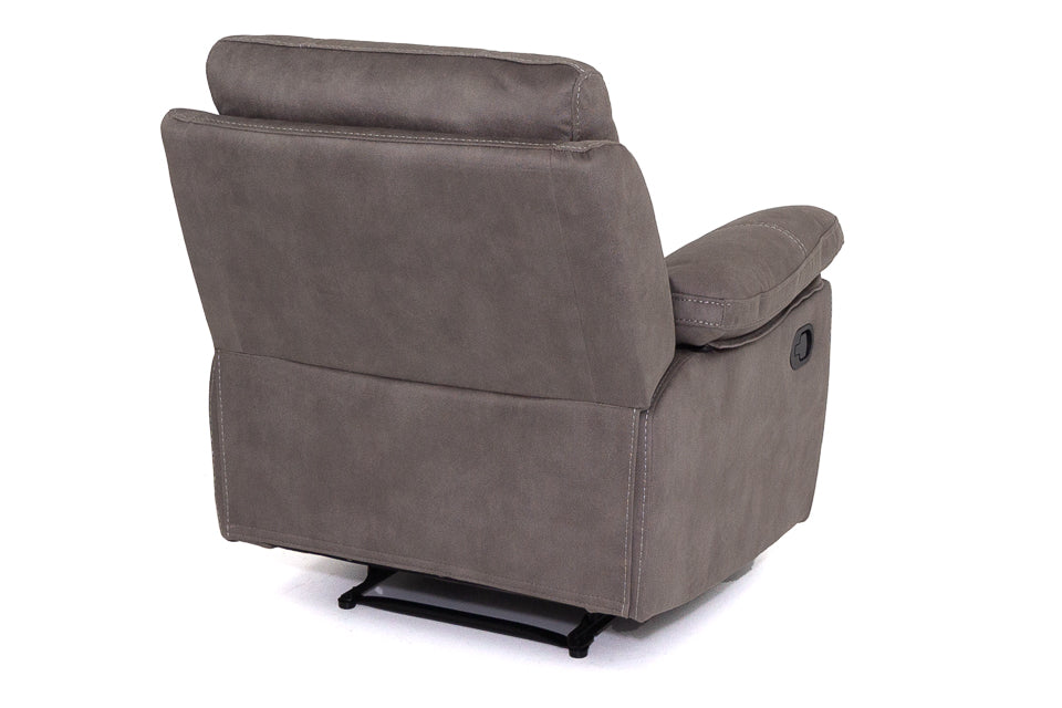 Milan - Grey Manual Recliner