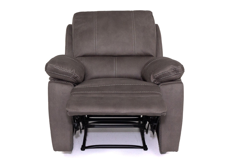 Milan - Grey Manual Recliner