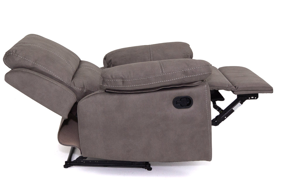 Milan - Grey Manual Recliner